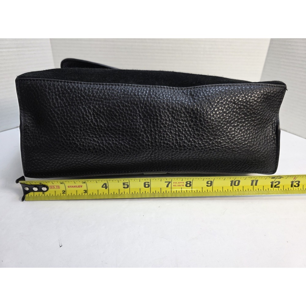 Rebecca Minkoff Keith Suede and Leather Medium Satchel in Black‎ - Picture 4 of 8